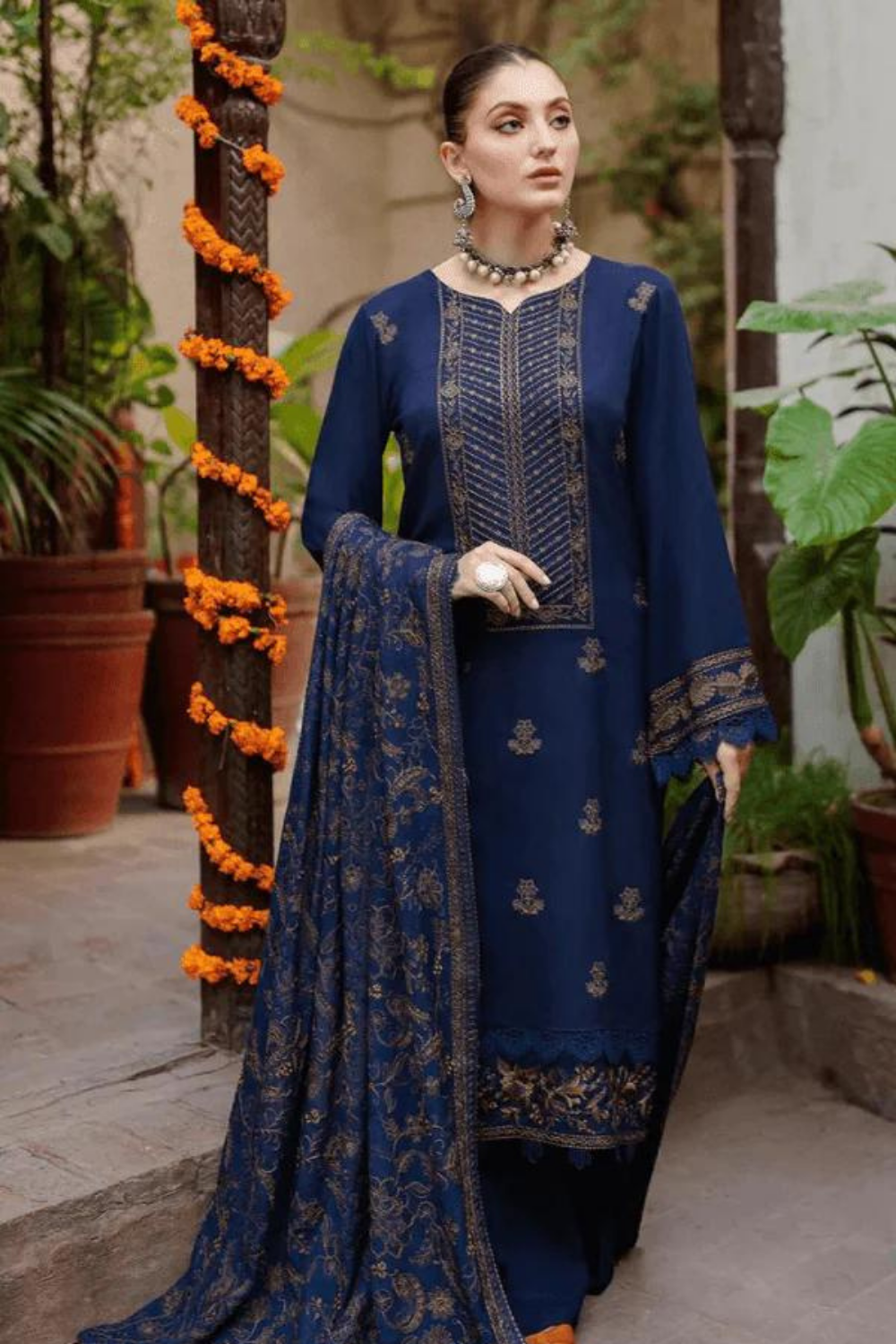 Bareeze Dhanak 3PC Embroidered AZ - 0131