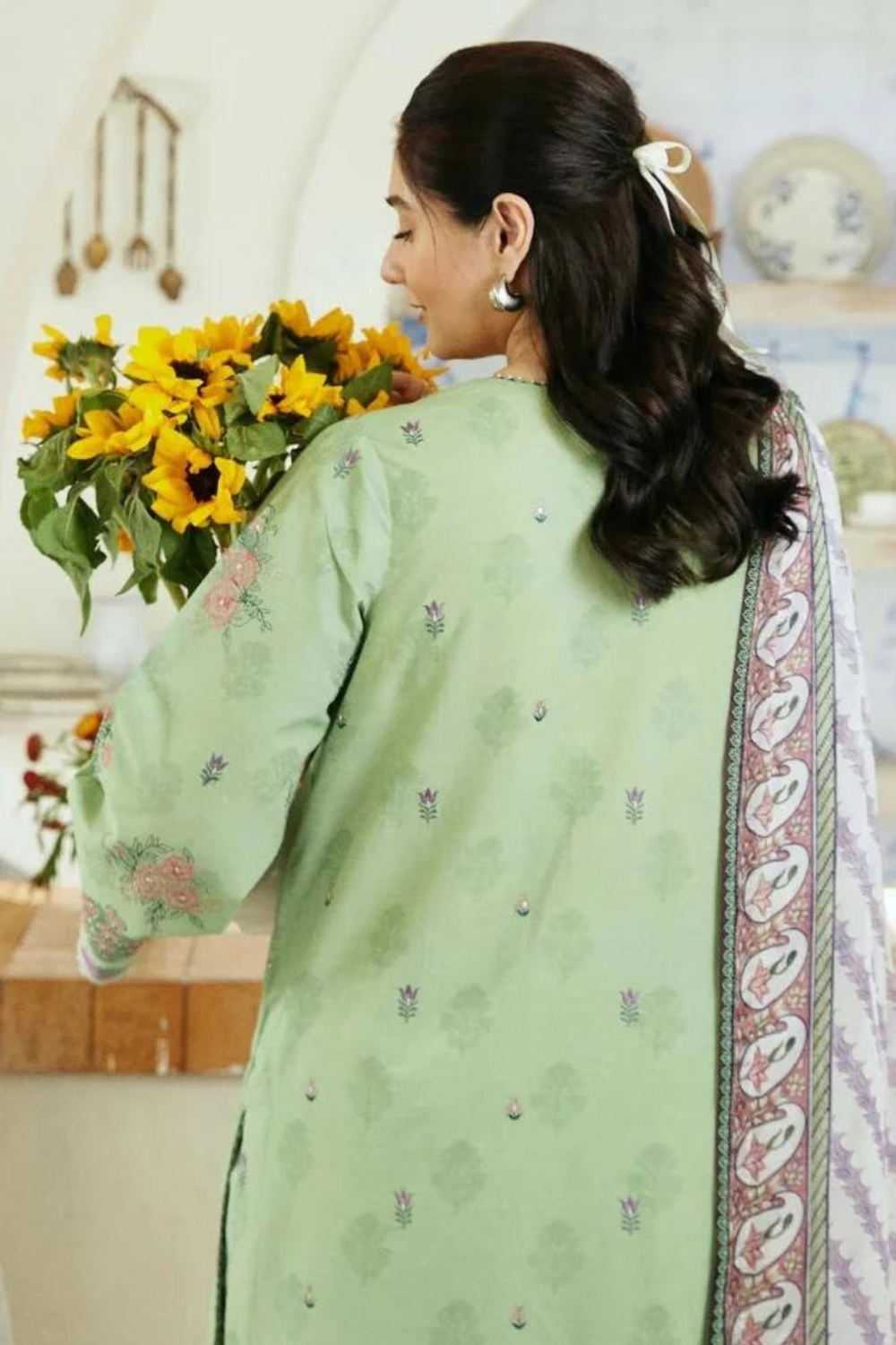 Zara ShahJahan Linen 3PC Embroidered AZ - 0103