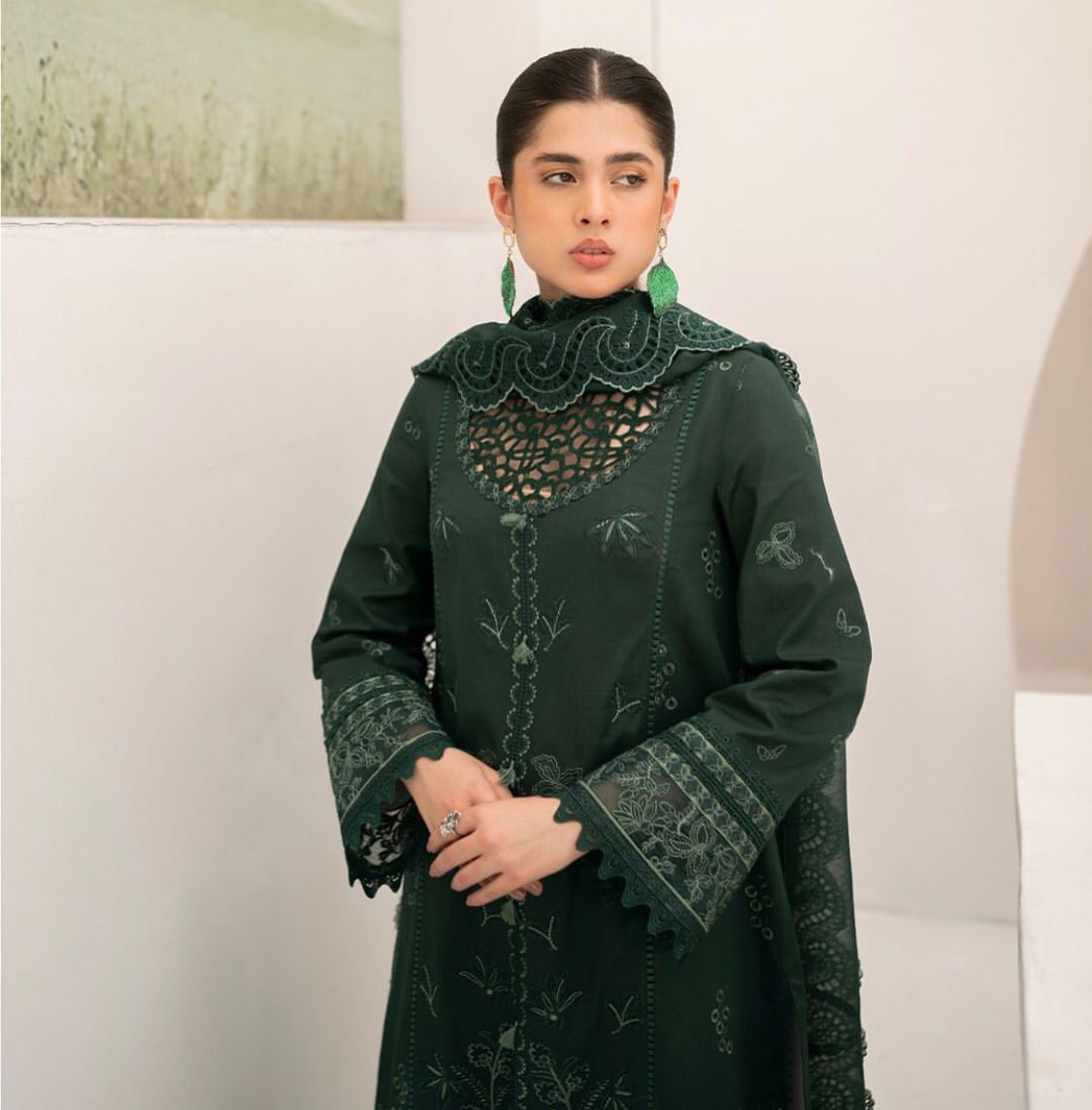 QALAMKAR* 3pc Wedding Winter Collection in dhanak