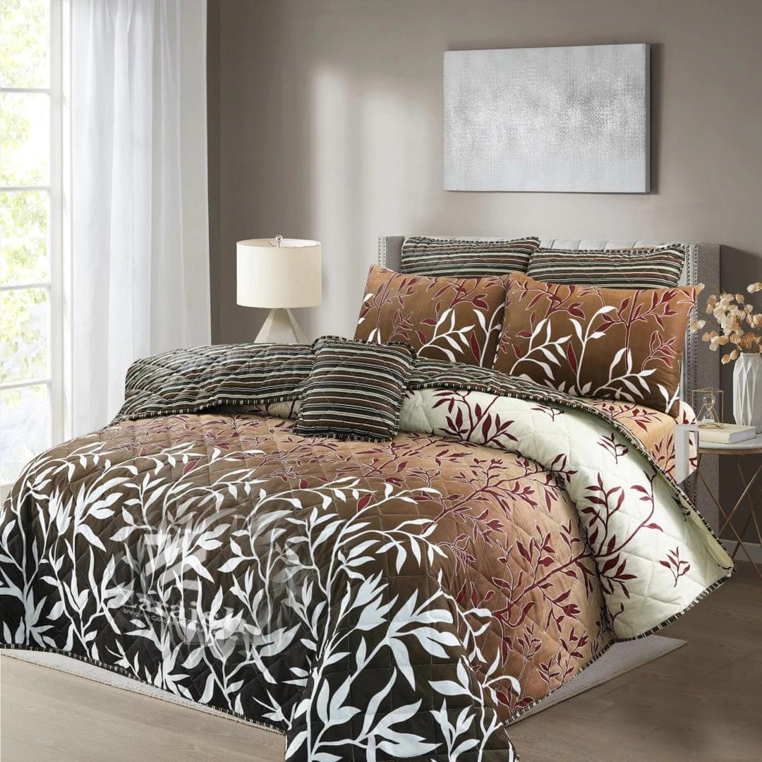 7 Pcs Quilted Comforter Set - Ramus