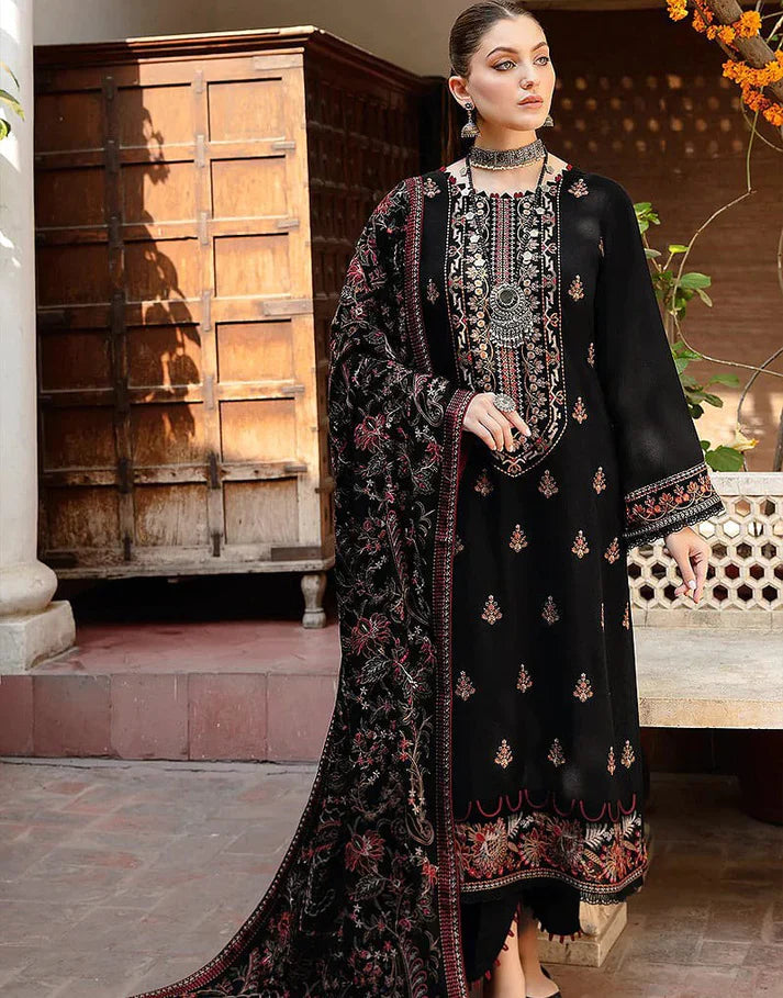 Bareeze Dhanak 3PC Embroidered With Full Embroidered Shawl-1296