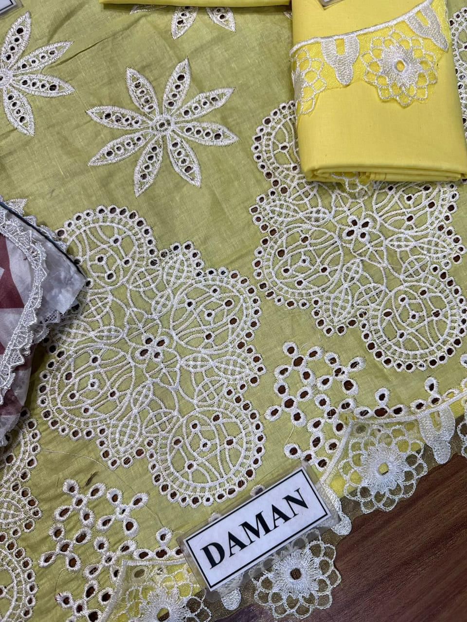 ADAN LIBAS ☆Chikankari Collection☆Fabric Cotton