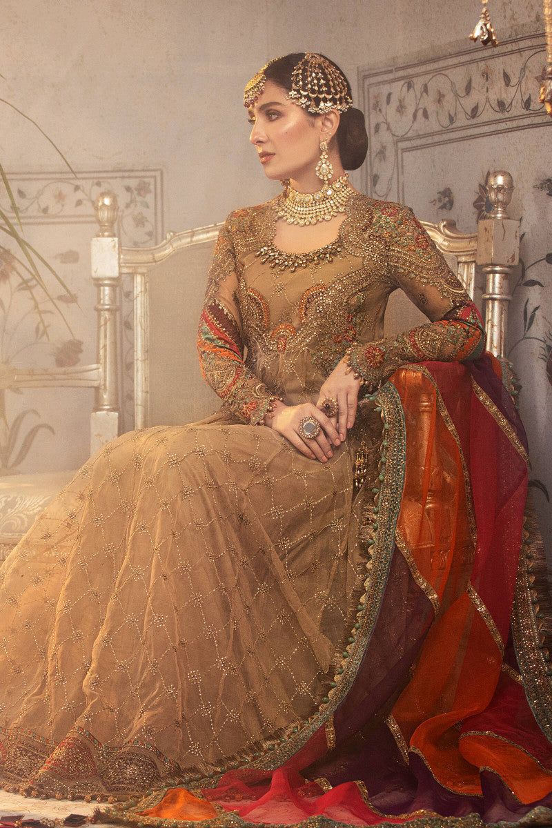 AYEZA KHAN WEAR Brand Name :MARIA B fabric Organza