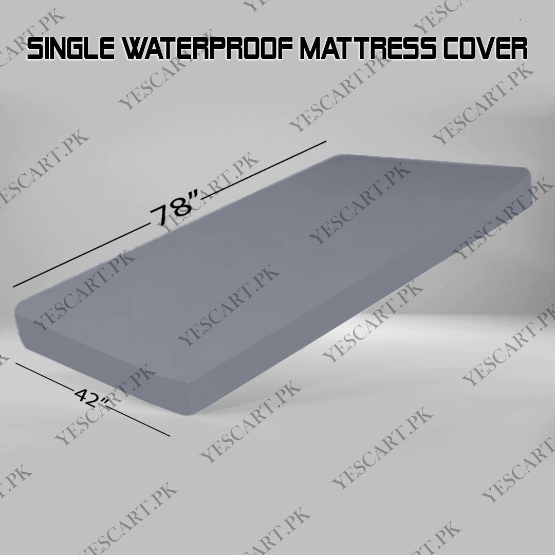 Terry Waterproof Mattress Cover - Grey